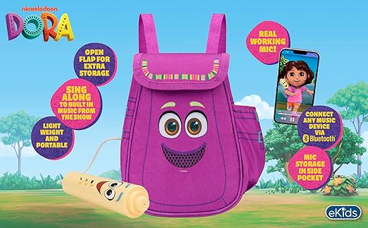 Kiddesigns Bluetooth Sing Along Boombox - Dora KD-DO-115 - Image 8