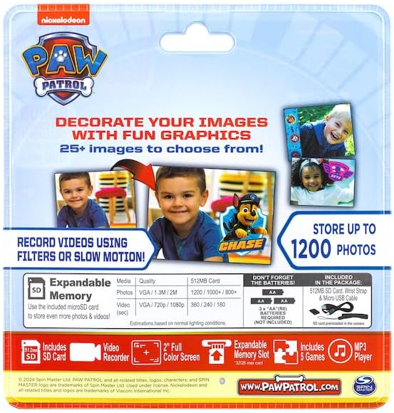 Kiddesigns Digital Camera - Paw Patrol KD-PW-533 - Image 7