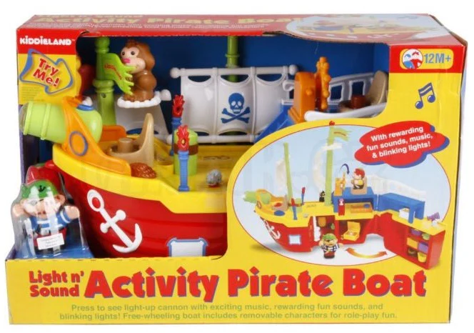 Kiddieland Light n Sound Activity Pirate Boat 038075 - Image 3