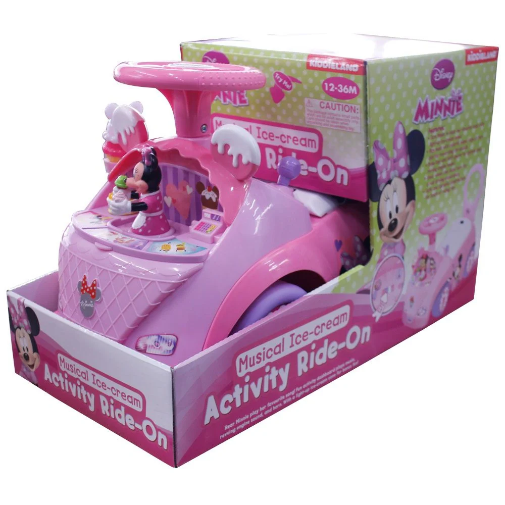 Kiddieland Minnie Mouse Musical Ice Cream Ride on