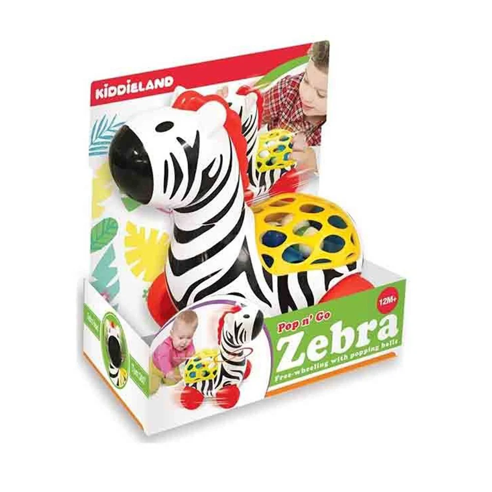 Kiddieland Pop n Go Zebra 056812 - Image 2