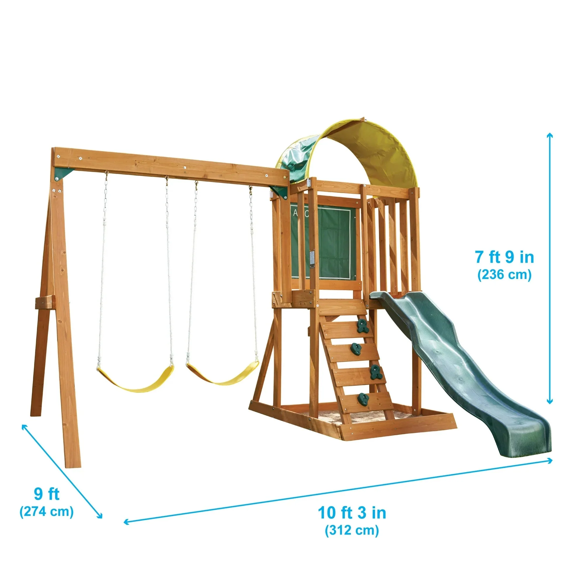 Kidkraft Ainsley Outdoor Swing Set/Playset B26415E - Image 3