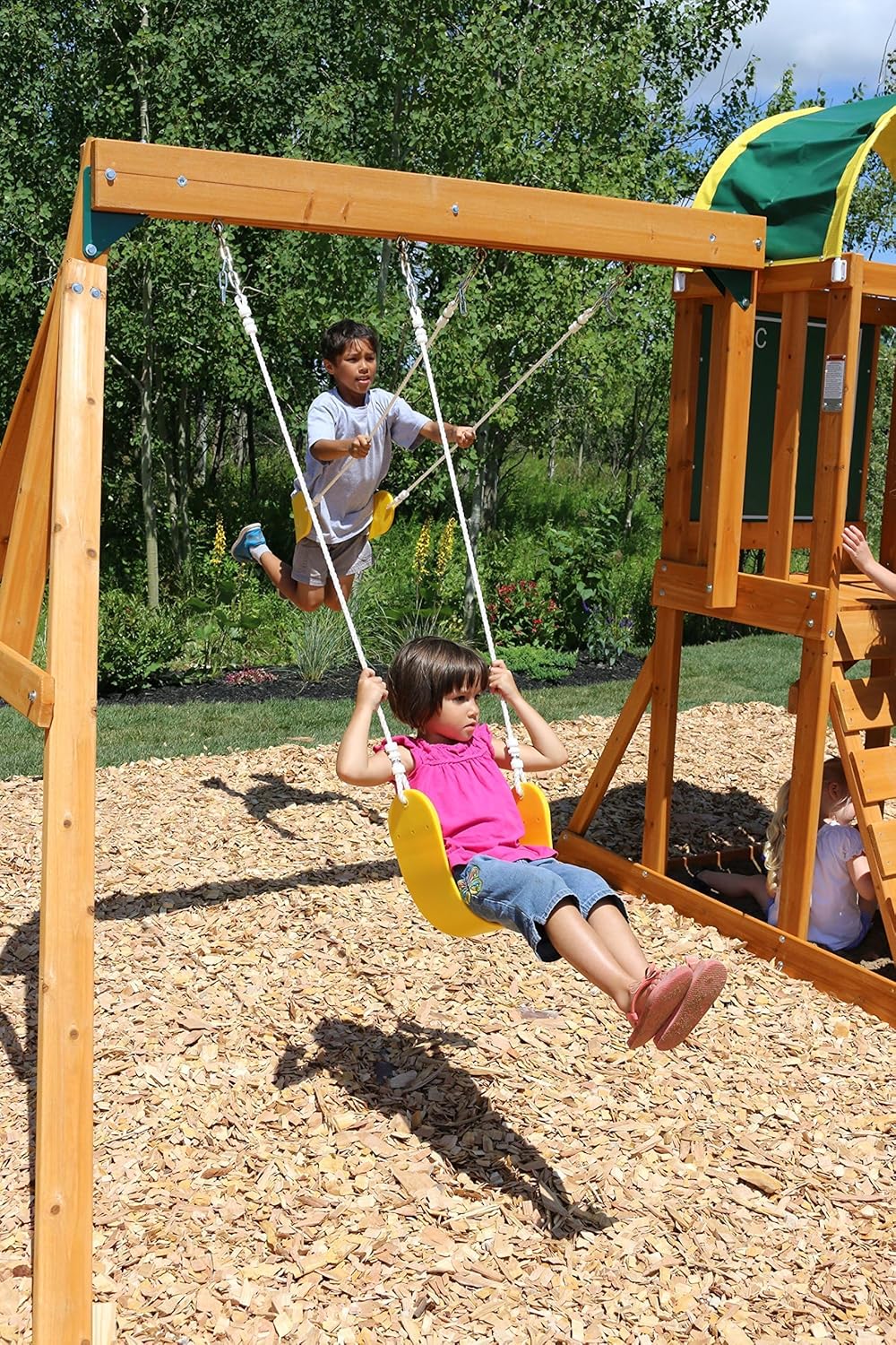 Kidkraft Ainsley Outdoor Swing Set/Playset B26415E - Image 6