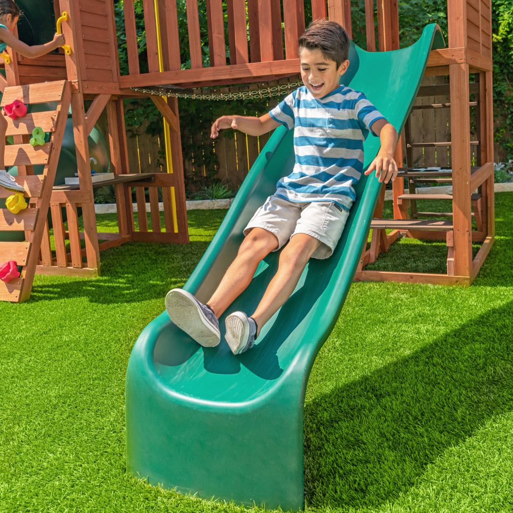 Kidkraft Boulder Bluff 2-in-1 Wooden Swing Set F29315 - Image 8