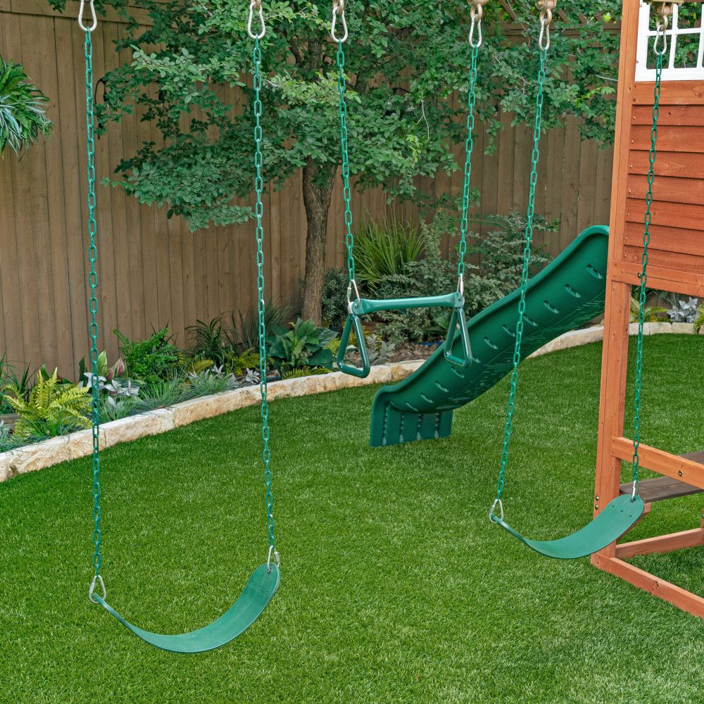 Kidkraft Boulder Bluff 2-in-1 Wooden Swing Set F29315 - Image 9