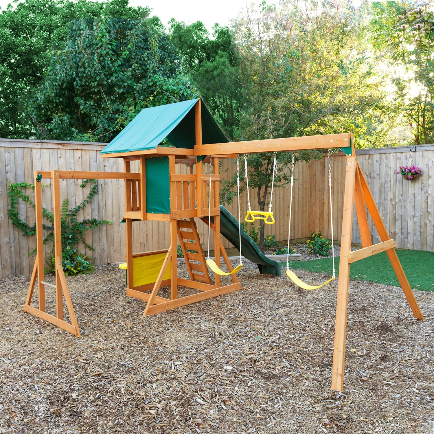 Kidkraft BrightsideWooden Swing Set / Playset F23210 - Image 7