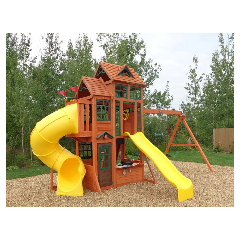 Kidkraft Canyon Ridge Wooden Swing Set / Playset F25715E - Image 5