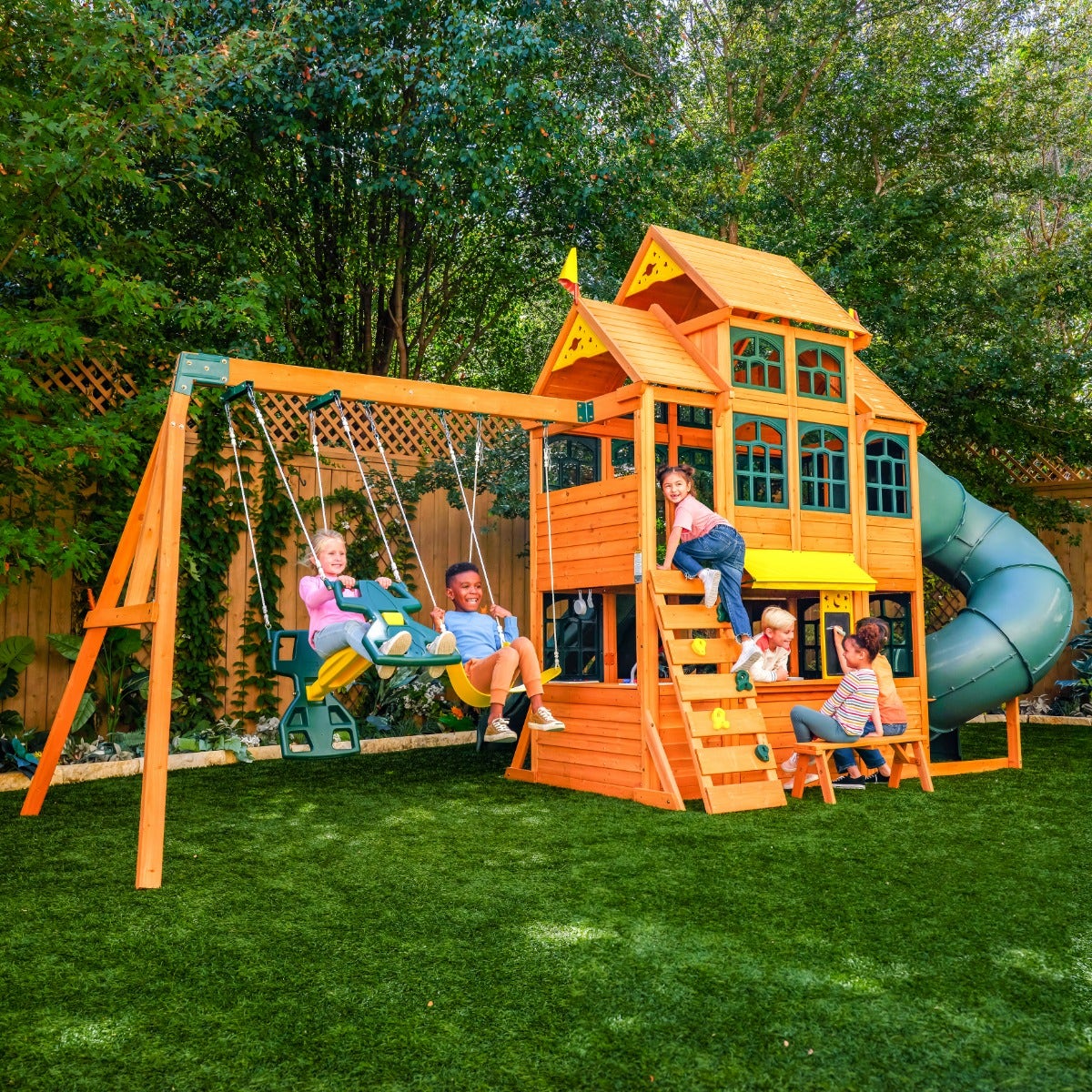 Kidkraft Falcon Ridge Swing Set - Image 4