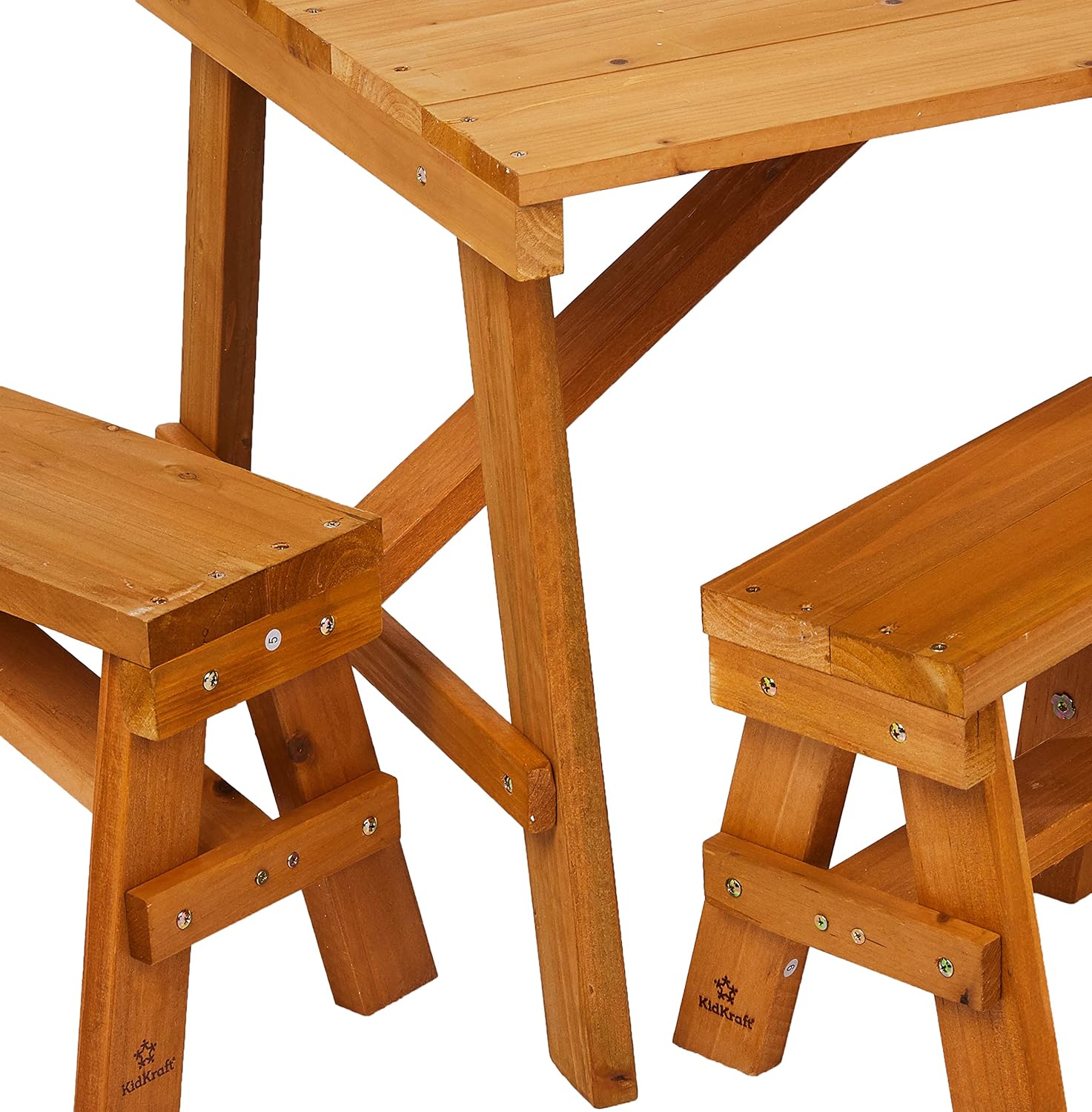 Kidkraft Outdoor Picnic Table Set - Amber - Image 5