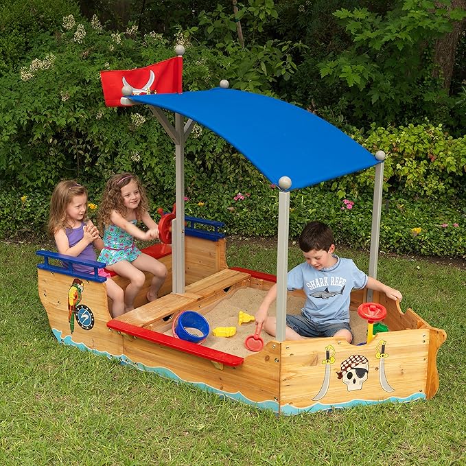 Kidkraft Pirate Sandboat - Image 2