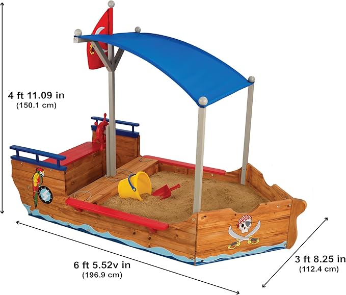 Kidkraft Pirate Sandboat - Image 5