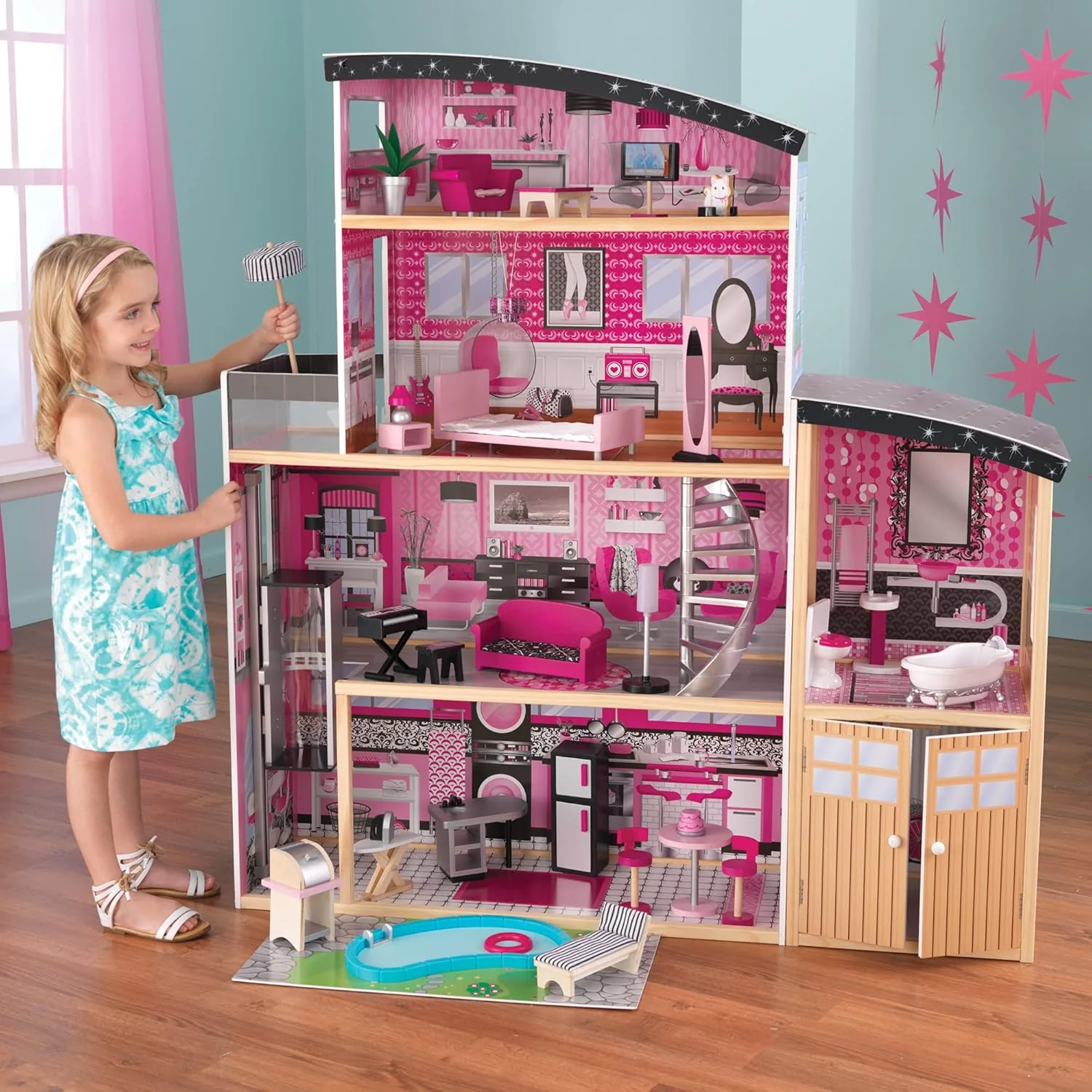 Kidkraft Sparkle Mansion Dollhouse - Image 4