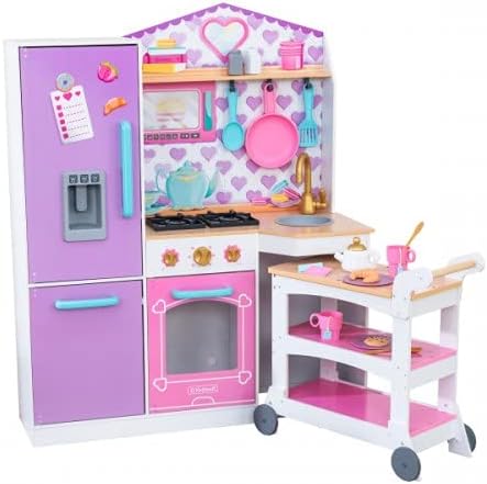 Kidkraft Sweet Snack Time Cart & Play Kitchen - Image 2