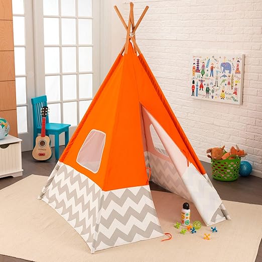 Kidkraft Teepee Tent Orange - Image 4
