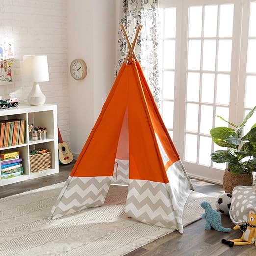 Kidkraft Teepee Tent Orange - Image 6