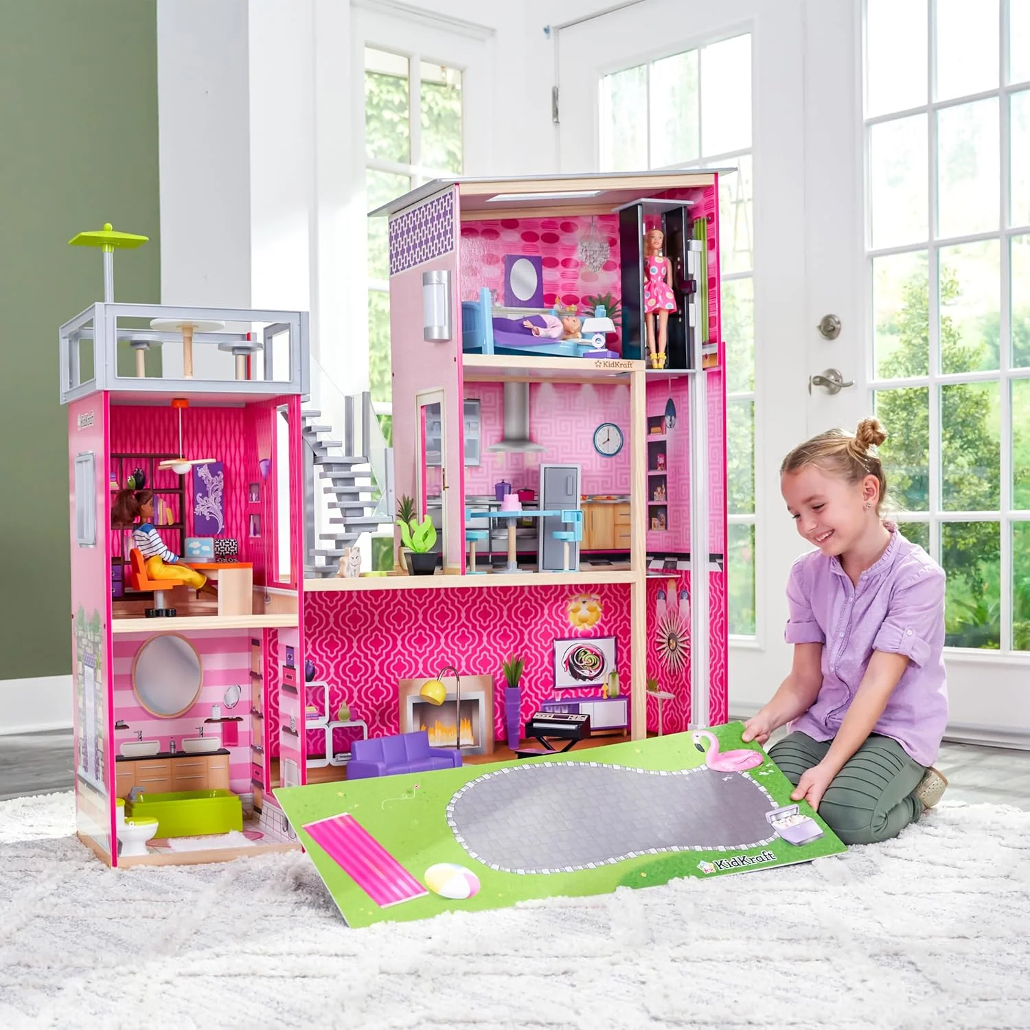 Kidkraft Uptown Dollhouse 65833 - Image 2