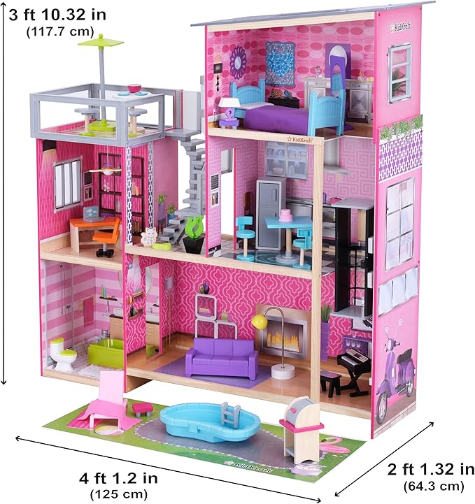 Kidkraft Uptown Dollhouse 65833 - Image 7