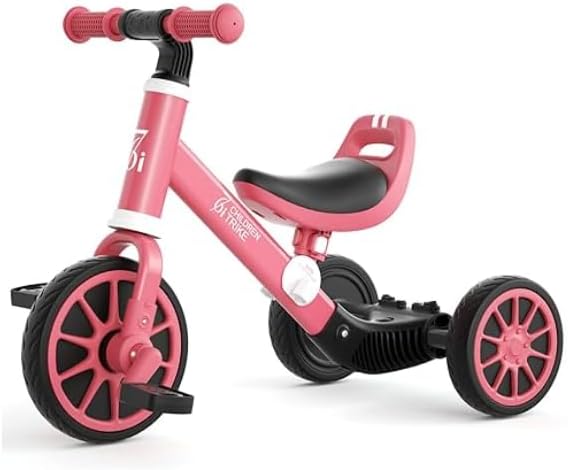 Kids 3-in1 Trike Pink LB-152