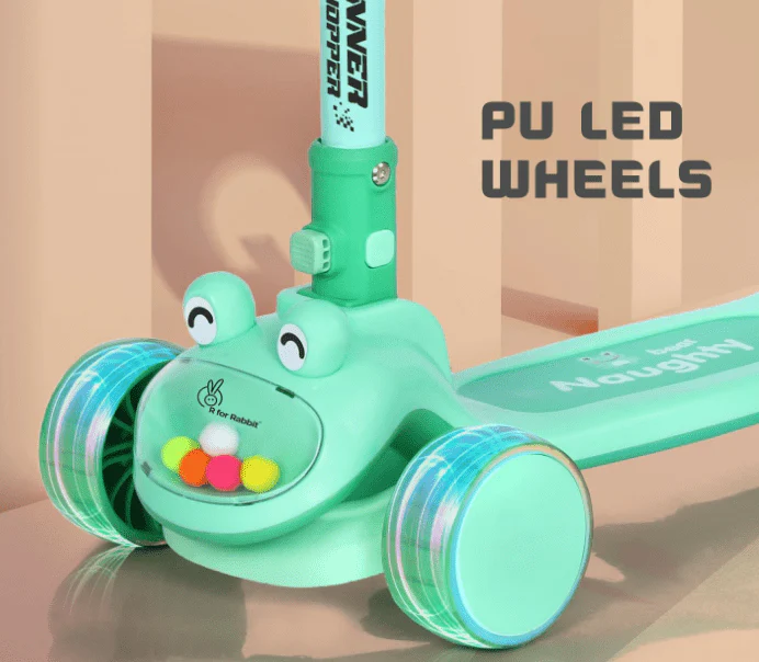 Kids 3-Wheeled Scooter Green 103-39 - Image 3