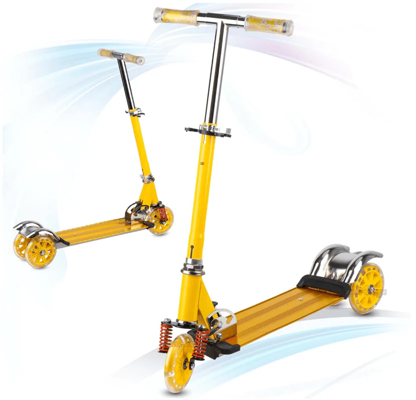 Kids 3-Wheeled Scooter Yellow 103-39