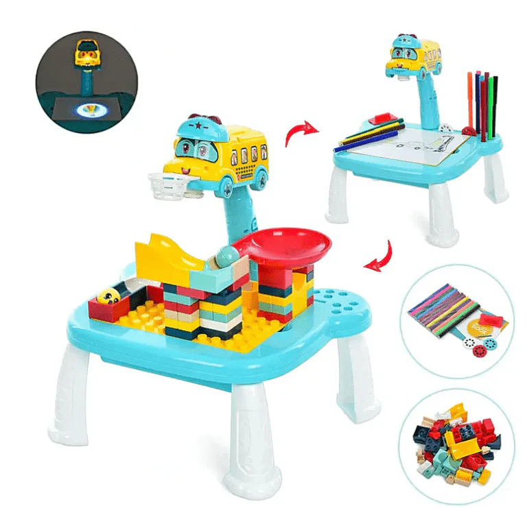 Le Hai Multifunctional Building Block Table J9001 - Image 3