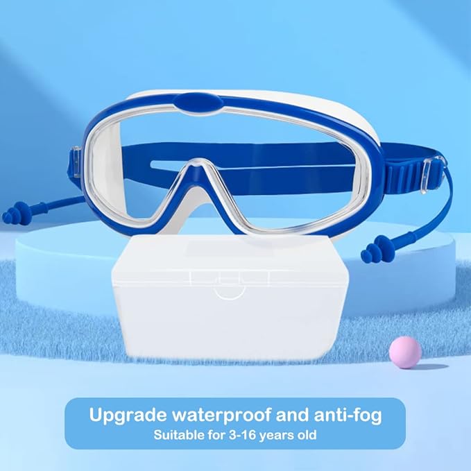 Kids Anti-Fog Swim Goggles JY-KG100 - Image 3