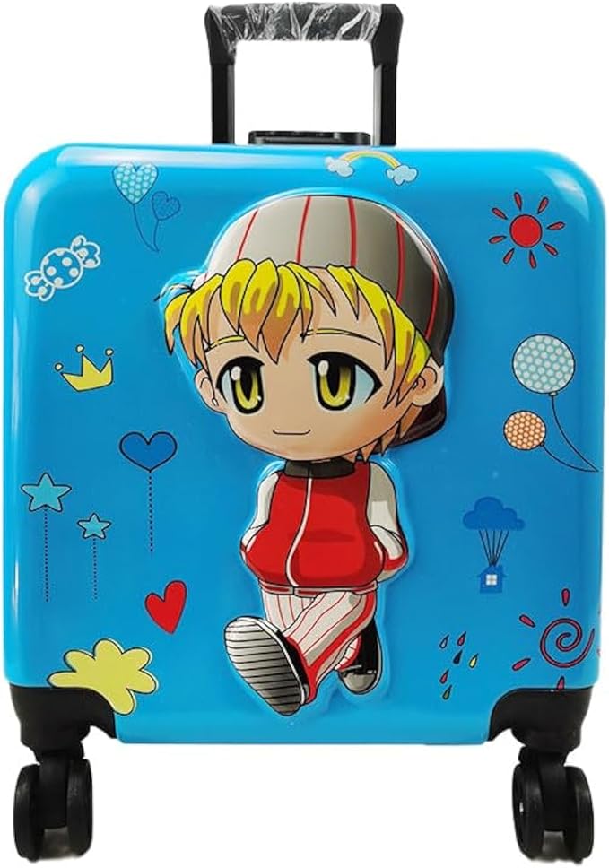 Kids Luggage Bag 18-Inch Blue TBT2204KIDS853