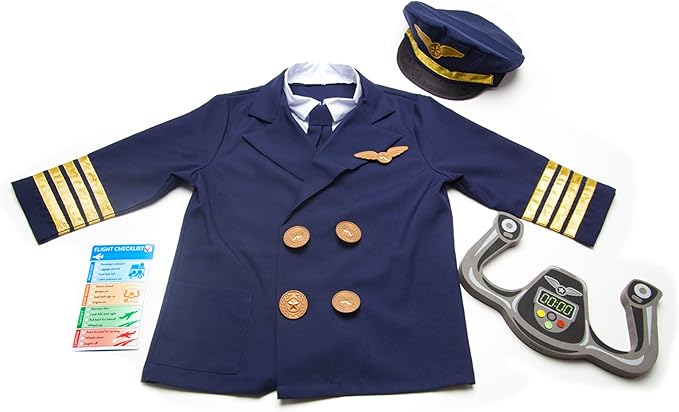 Kids Pilot Costume Large HK-0088