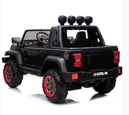 Kids Power Riding Jeep Black LB-2033EL - Image 3