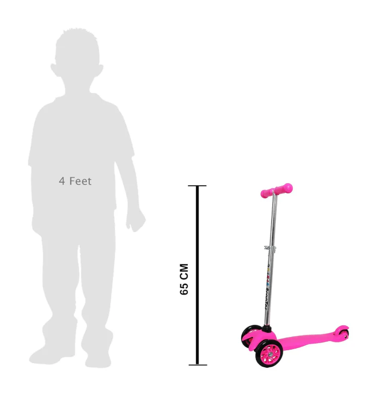 Kids Scooter Pink SCOOTER2108 - Image 5