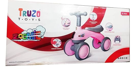 Kids Scooter With Light And Music Pink S1194