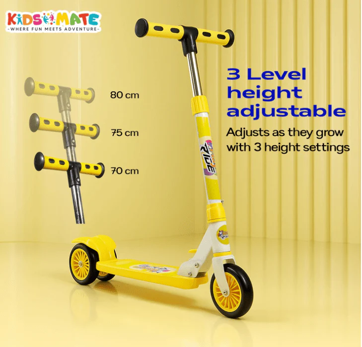 Kids Scooter Yellow SCOOTER2108 - Image 2