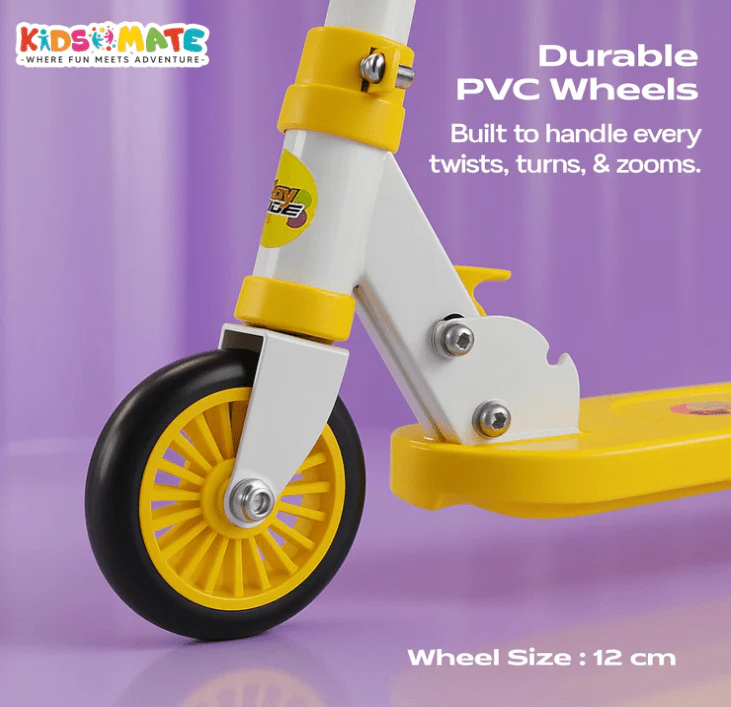 Kids Scooter Yellow SCOOTER2108 - Image 3