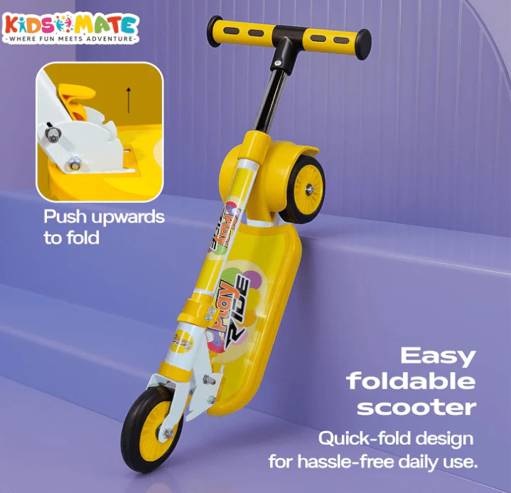 Kids Scooter Yellow SCOOTER2108 - Image 4