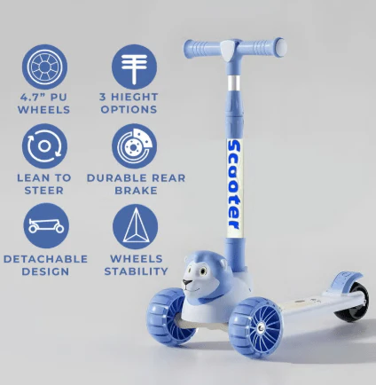 Kids Scooty Blue ST766/S1159 - Image 3