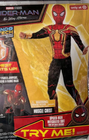 Kids Spiderman Costume Large HK-0258
