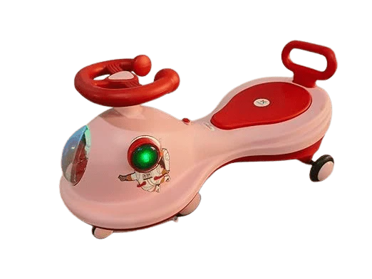 Kids Swing Car Pink/Red MN067