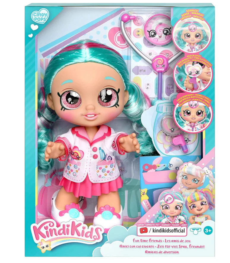 Kindi Kids Fun Time Doll 10inch - Dr Cindy Pops 50036