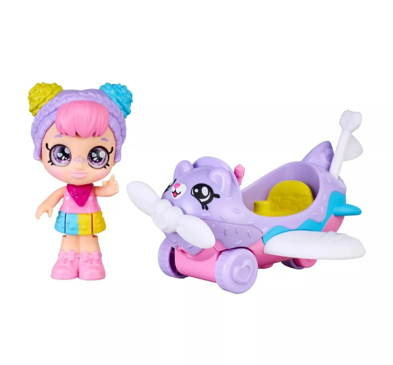 Kindi Kids Minis Rainbow Kates Airplane 50083