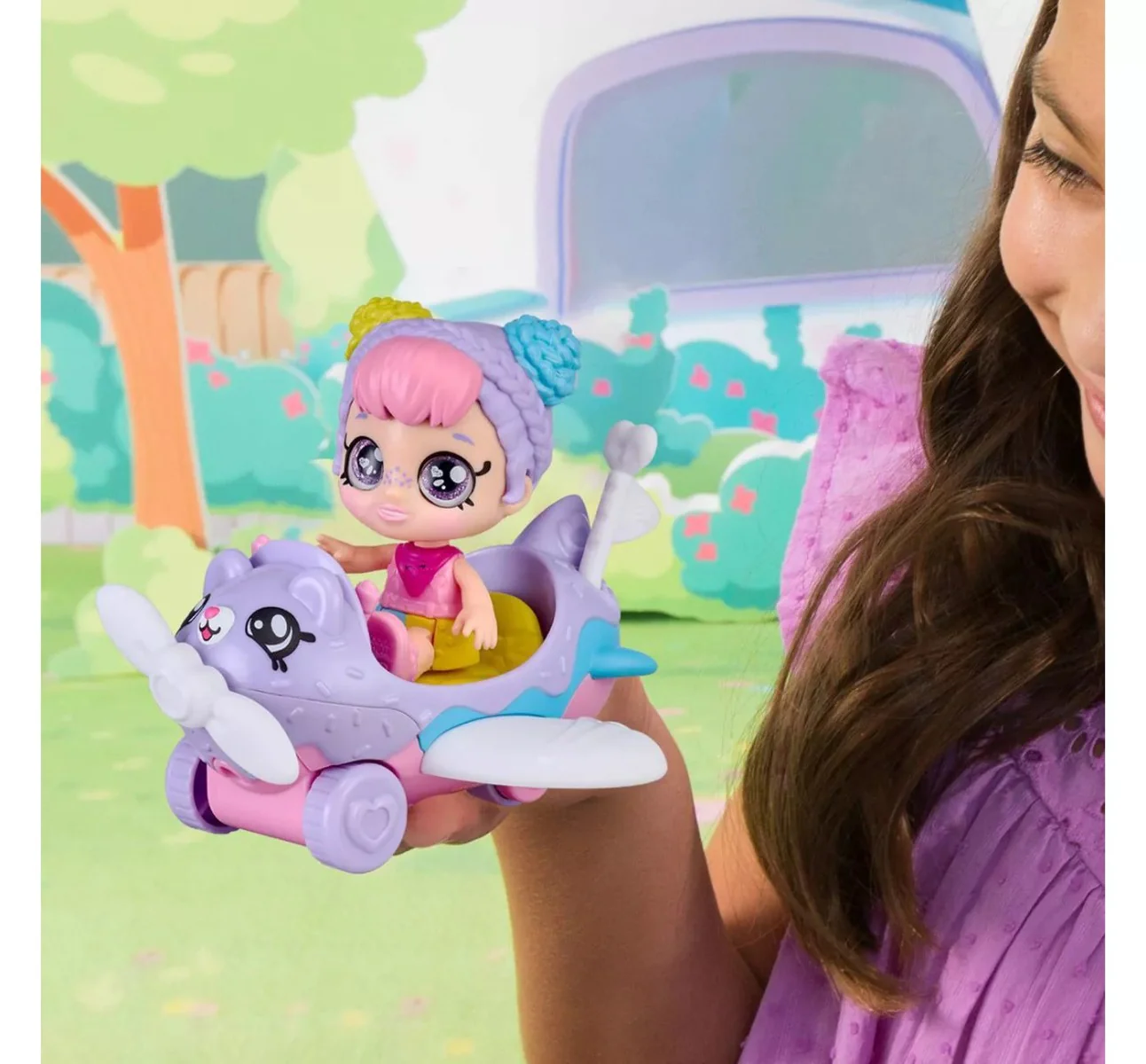 Kindi Kids Minis Rainbow Kates Airplane 50083 - Image 2