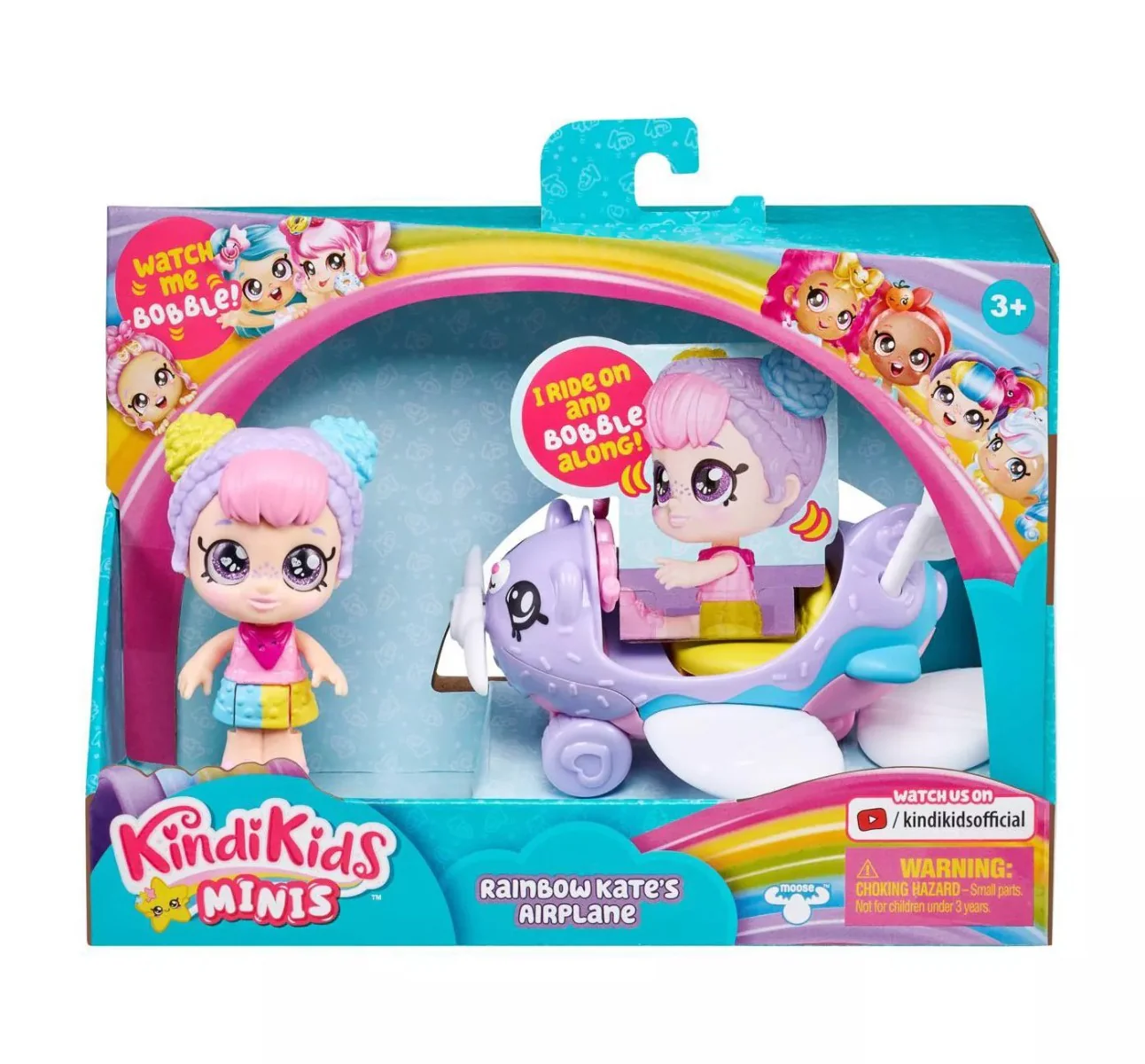 Kindi Kids Minis Rainbow Kates Airplane 50083 - Image 3
