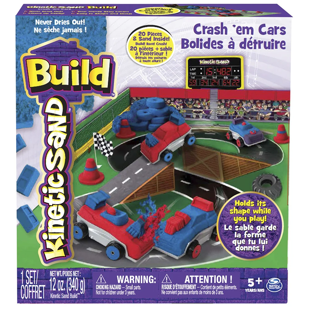 Kinetic Sand Build Crash Em Cars 6026967