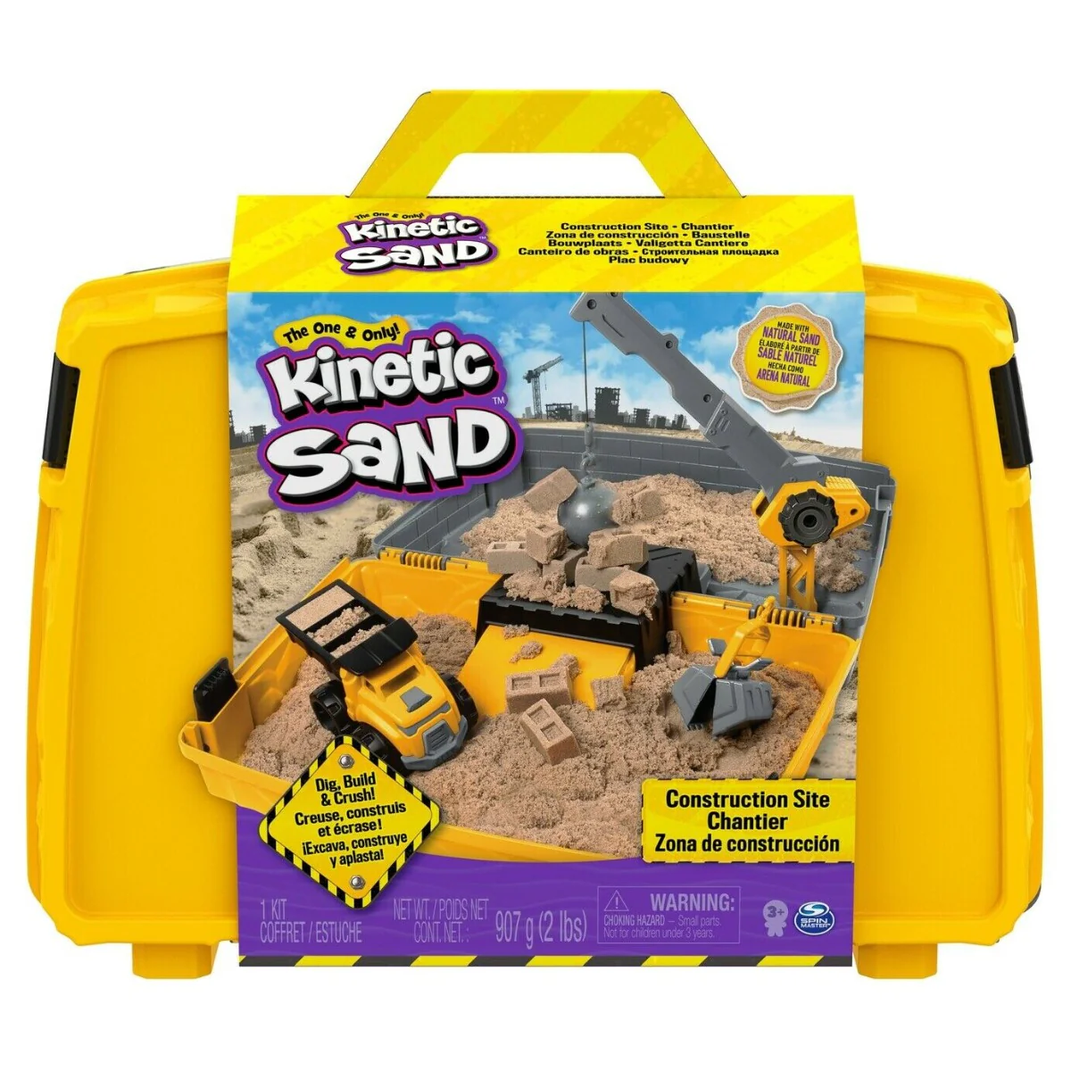 Kinetic Sand Construction Box Playset 6055877