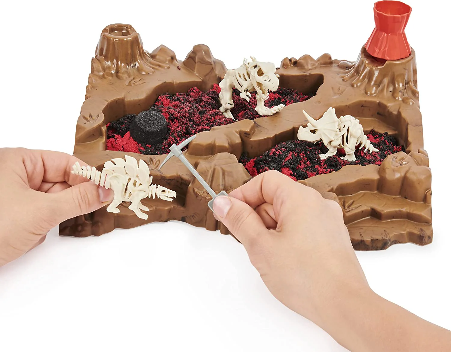 Kinetic Sand Dino Dig Playset with 10 Hidden Dinosaur Bones 6055874 - Image 2