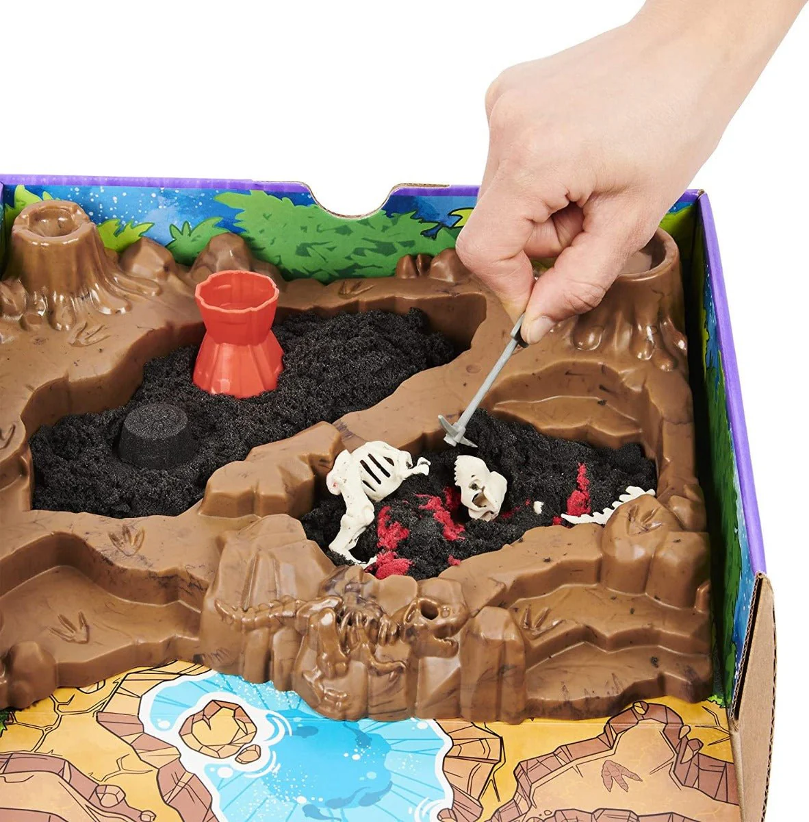 Kinetic Sand Dino Dig Playset with 10 Hidden Dinosaur Bones 6055874 - Image 4