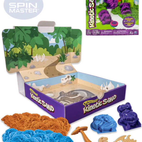 Kinetic Sand Doggy Dino Theme Set Asstorted 6026220