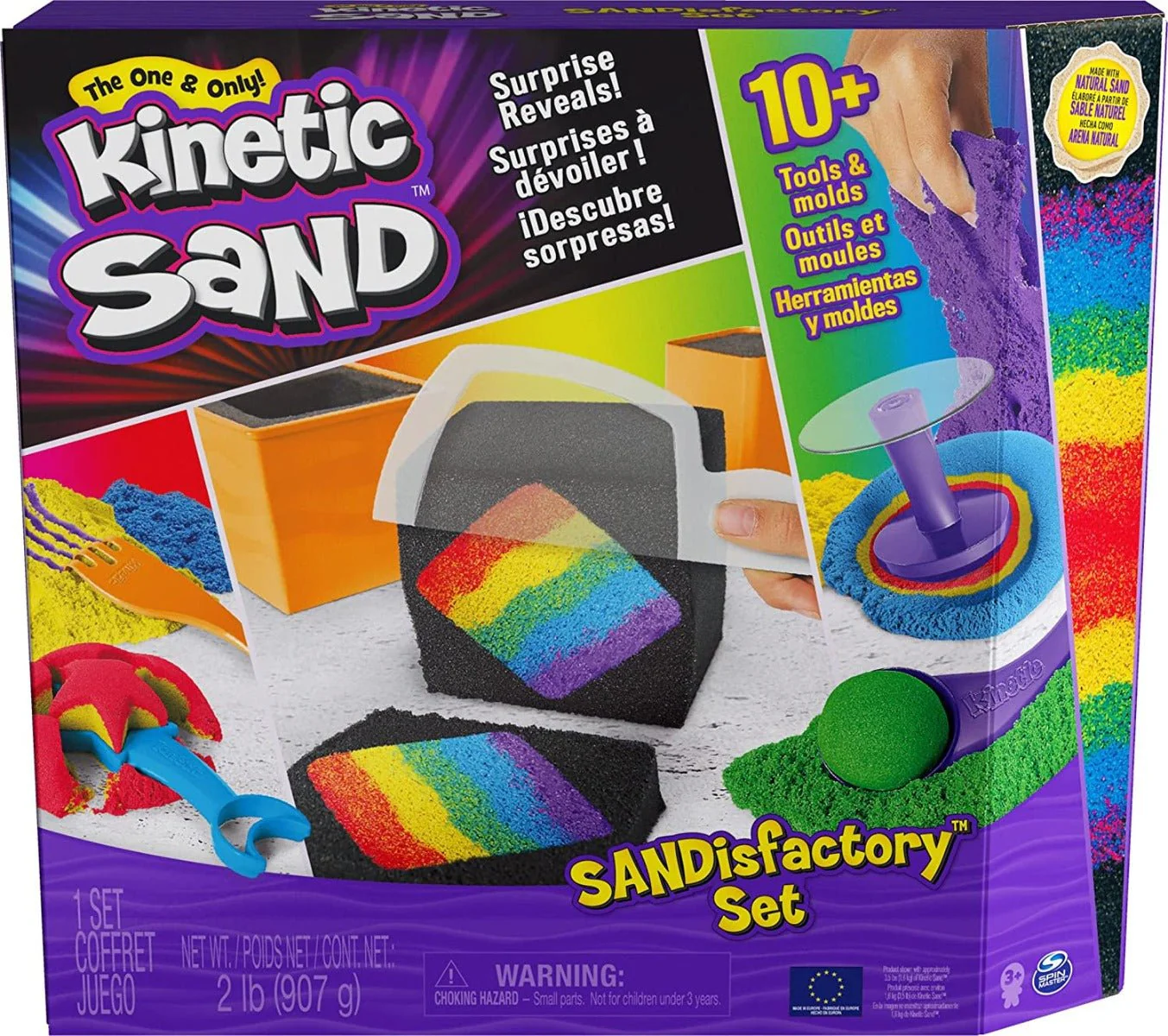 Kinetic Sand Sandisfactory Set 2Lbs 6061654