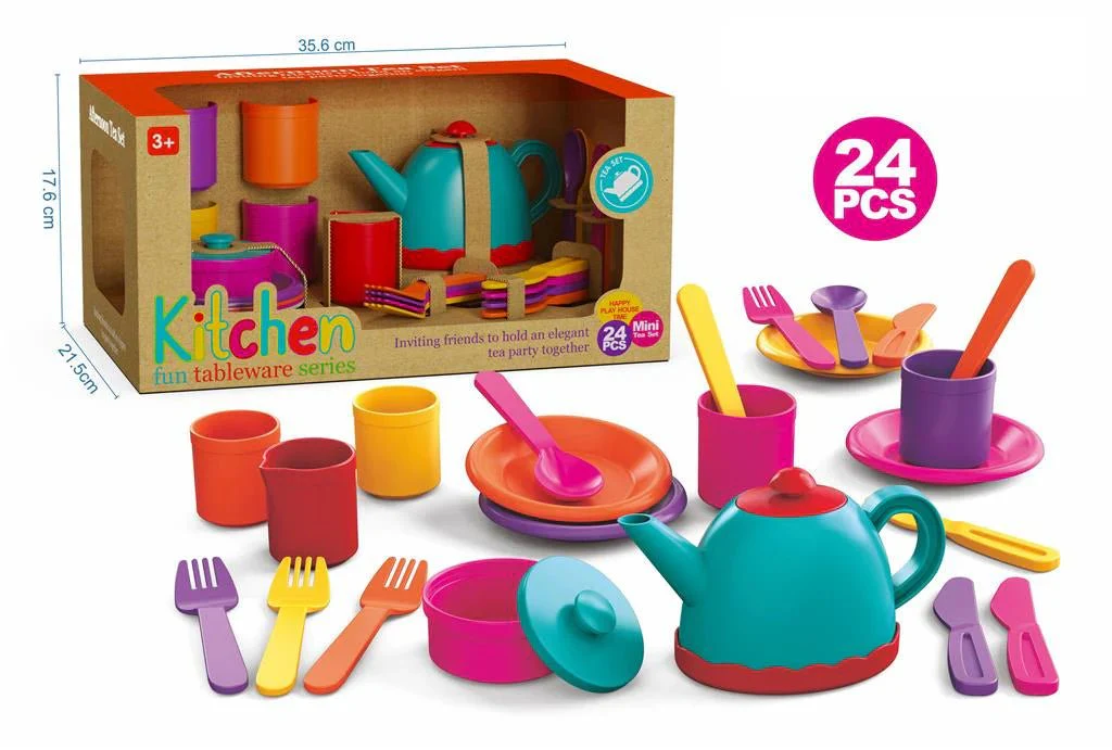Kitchen Fun Tableware Series With 24 Pcs Mini Tea Set XG1-22F