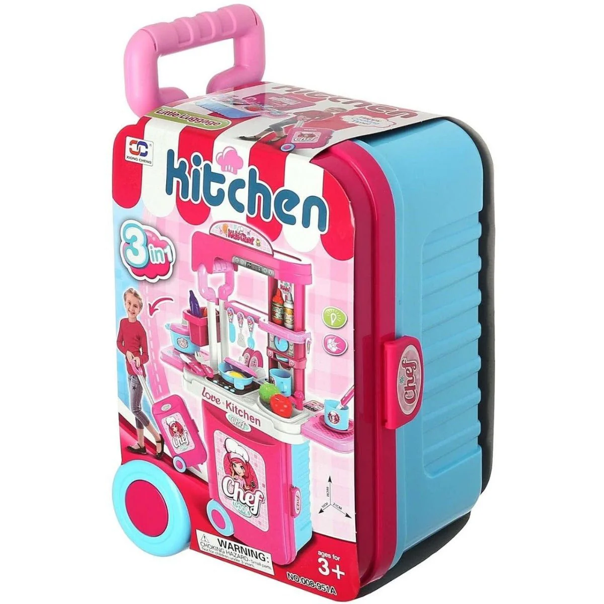 Kitchen Trolley 3-in-1 Set 008-951A/K1963 - Image 5