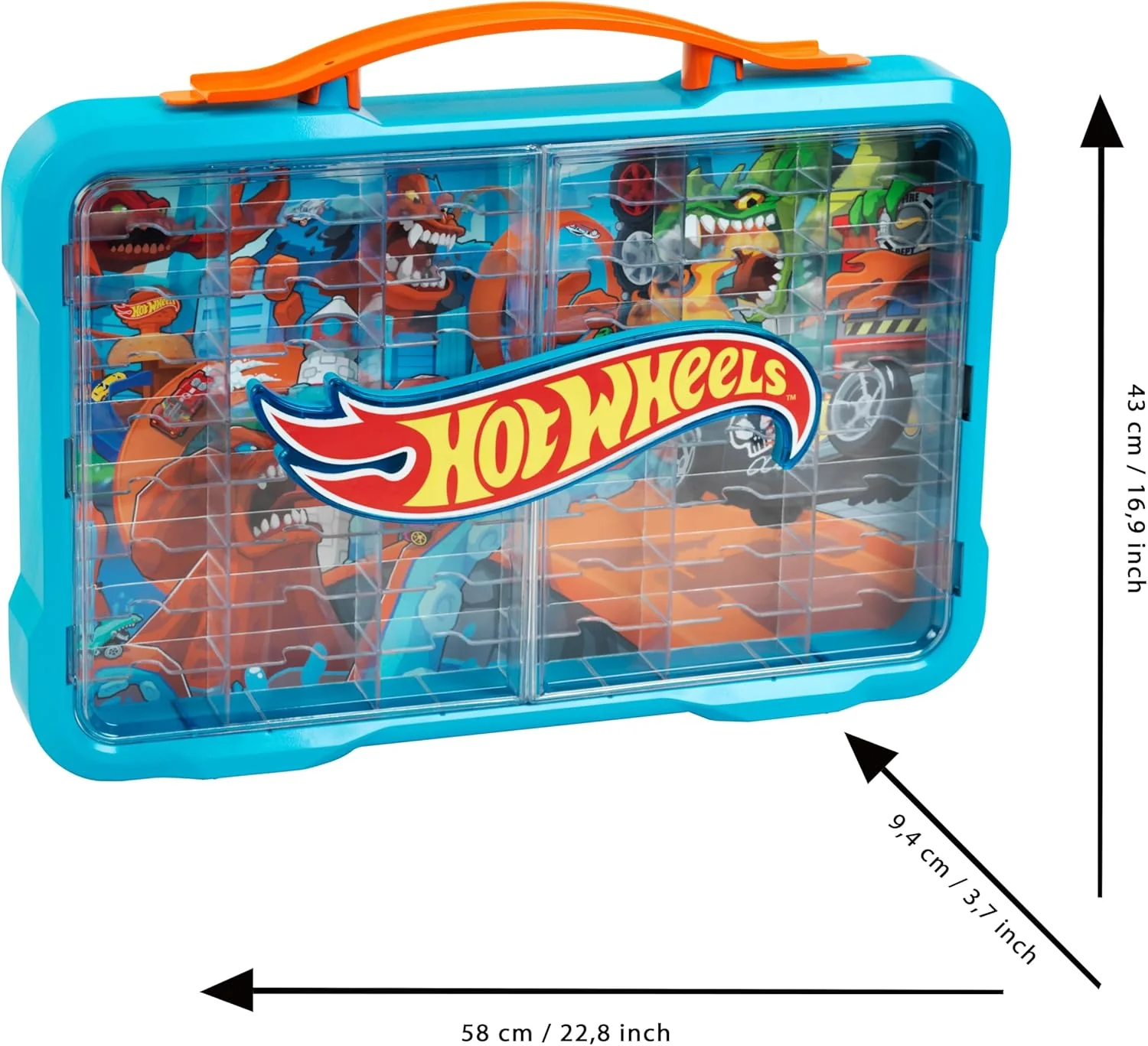 Klein Hot Wheels Collector's Case With Illuminated Hot Wheels Logo 2408
